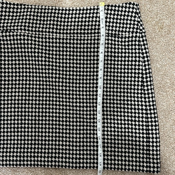 Talbot’s mini skirt, checkered, houndstooth, women, 14P, plus size, midsize - Picture 7 of 8